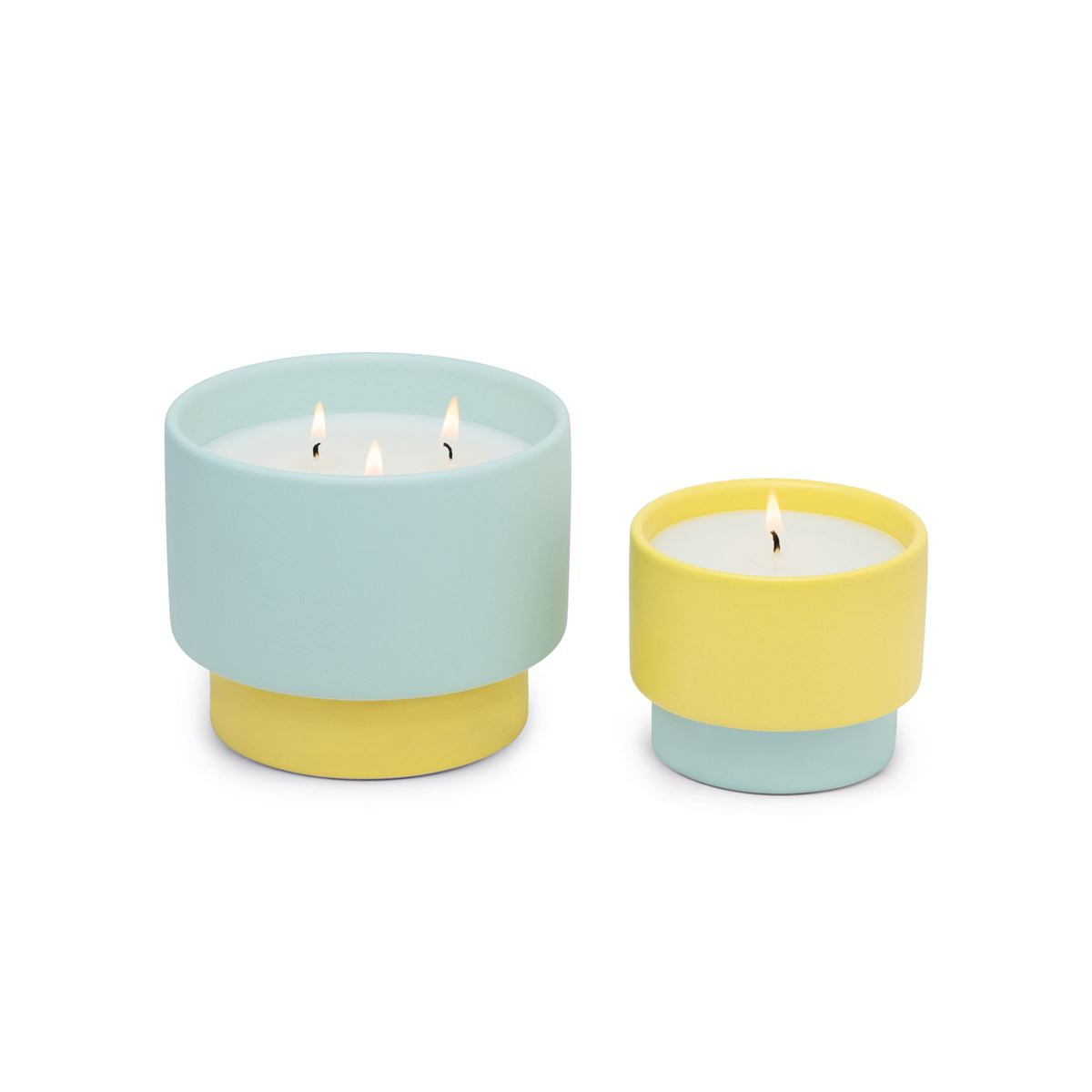 Color Block Candle - Minty Verde
