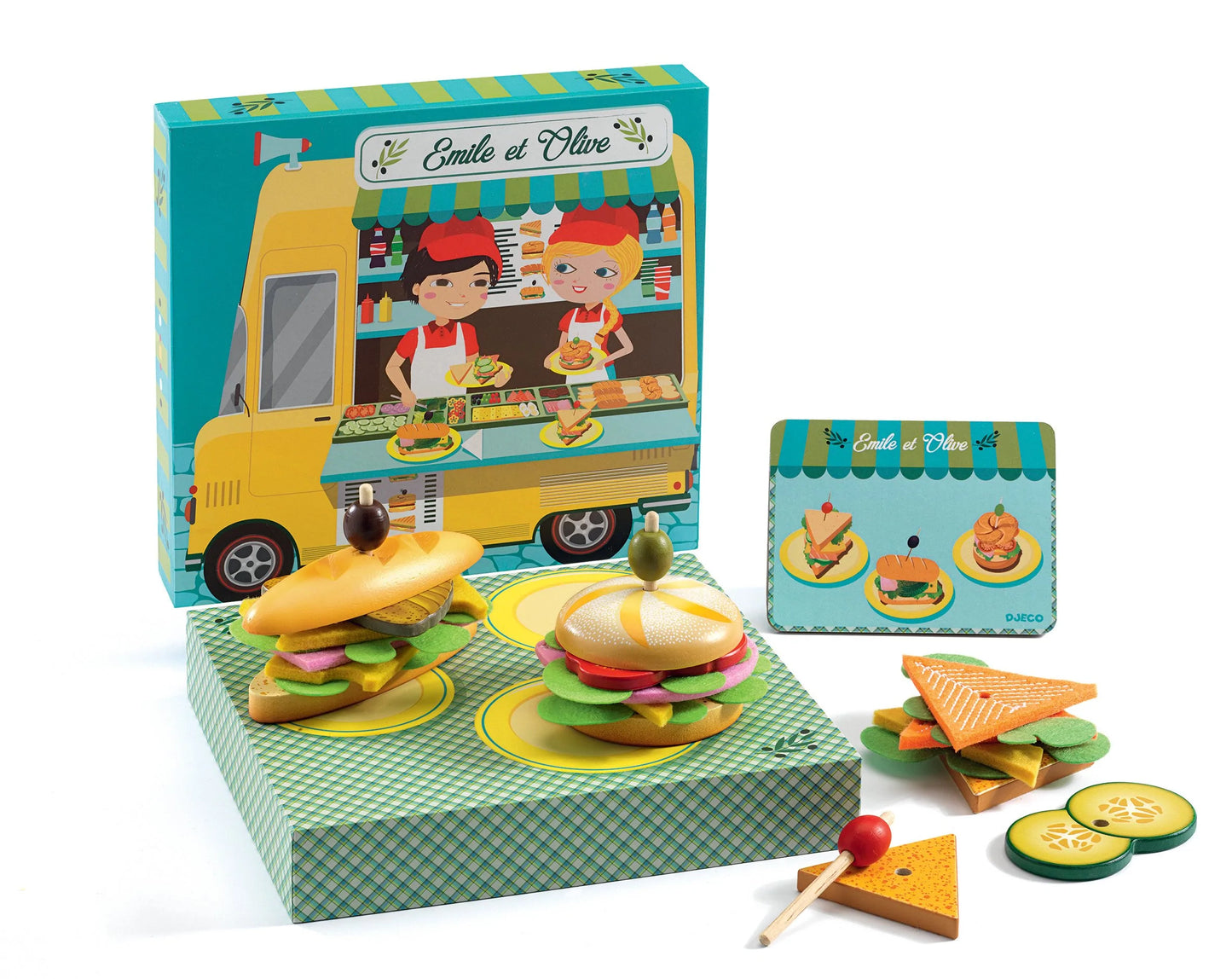 Emile & Olive Food Truck Sandwich Play Set