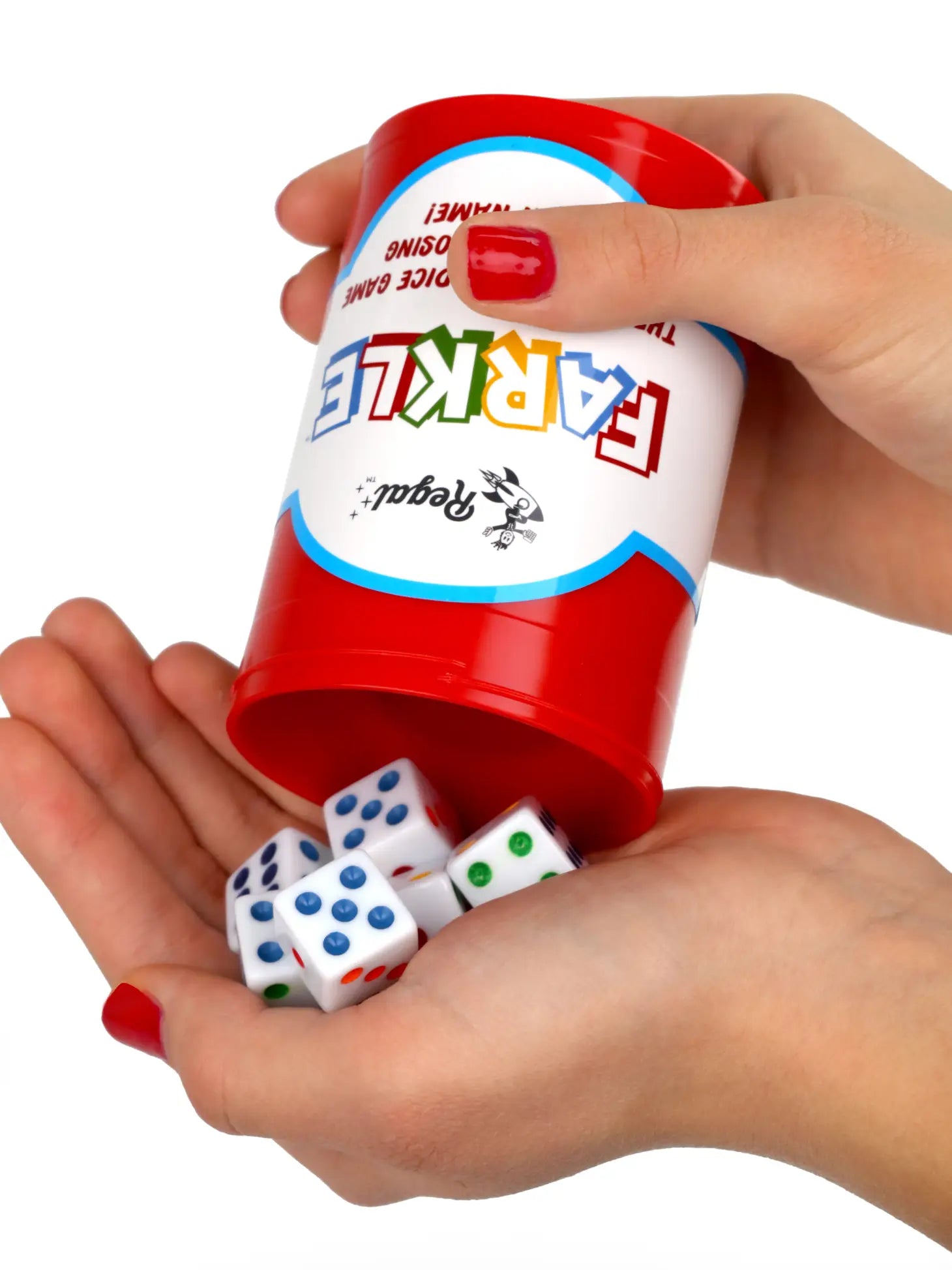  Brybelly Farkle: The Family Dice Game, Fun Dice Game for Game  Nights, 1 Cup & Dice