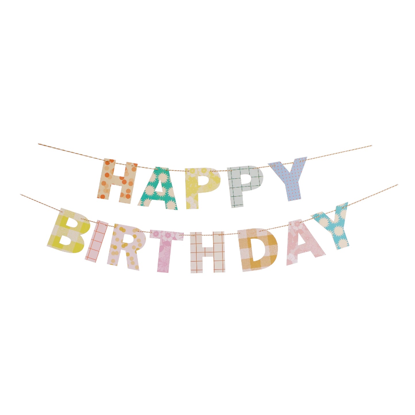Happy Birthday Cut-Out Garland Kit