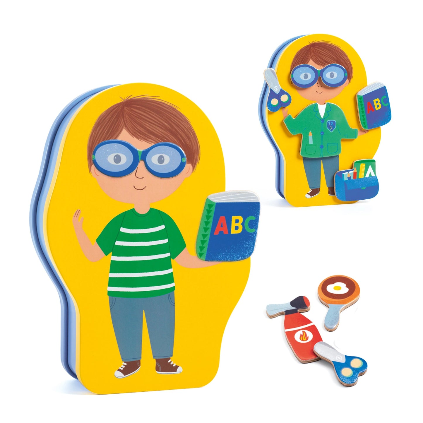 Jobissimo Two-Sided Magnetic Dress Up Activity Tin