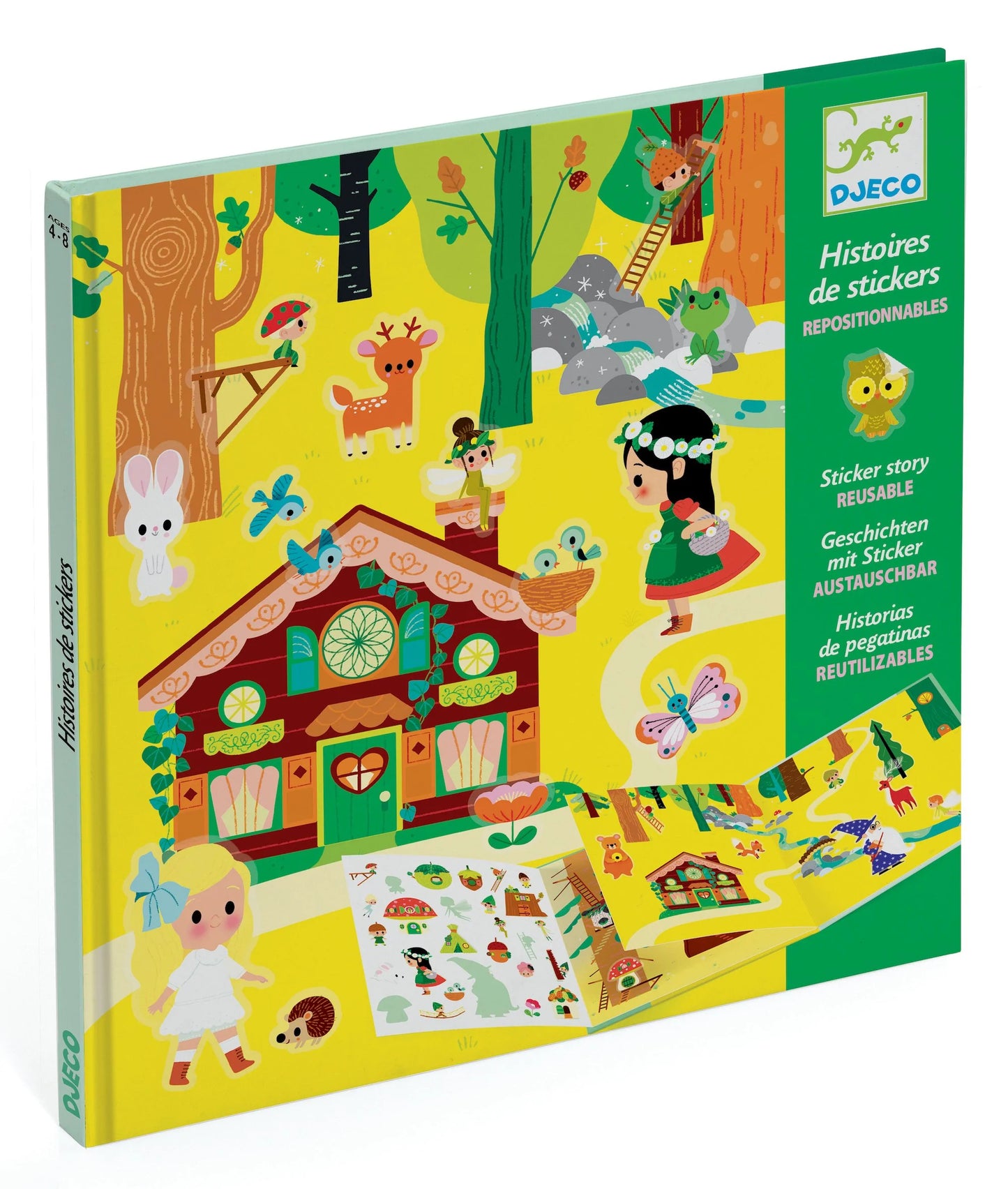 Magical Forest | Repositionable Sticker Book Activity