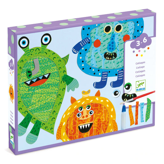 Happy Monsters Collage Craft Kit