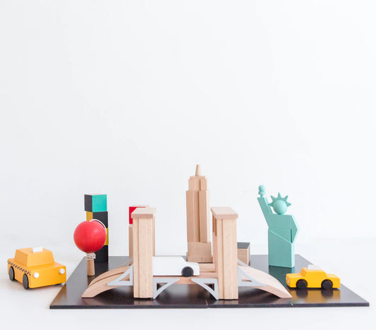 New York City Wooden Play Set