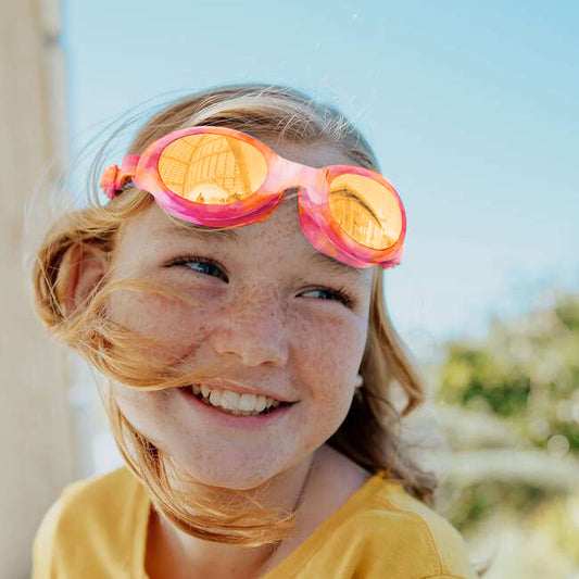 Creamsicle Taffy Girl Goggle - Orange & Coral
