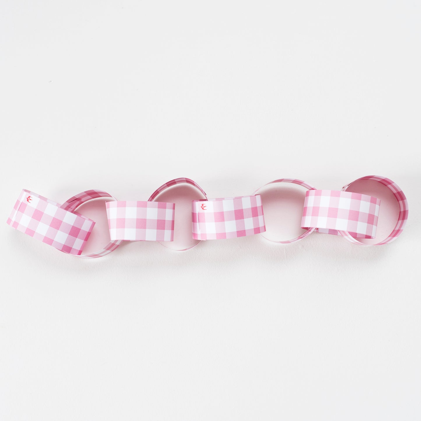 Gingham Paper Chain Craft Kit