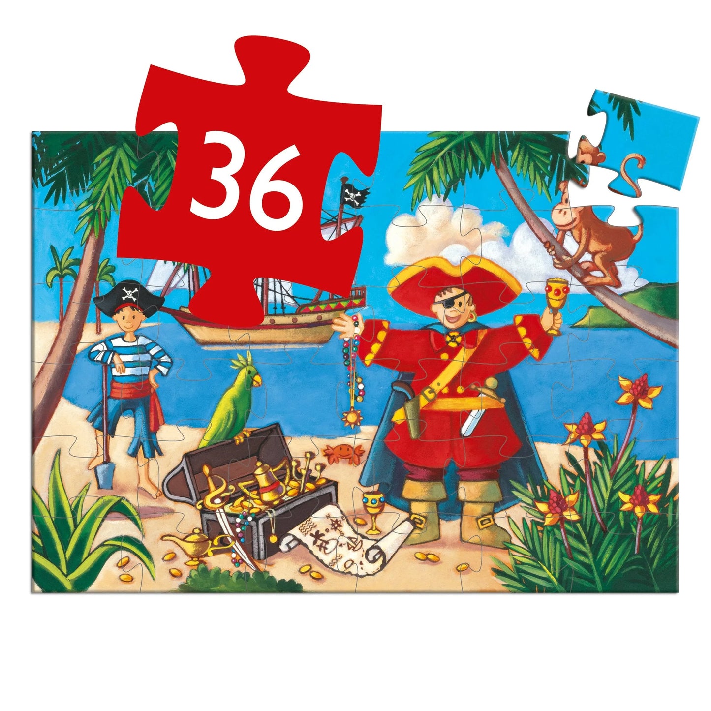The Pirate & His Treasure | 36pc Jigsaw Puzzle