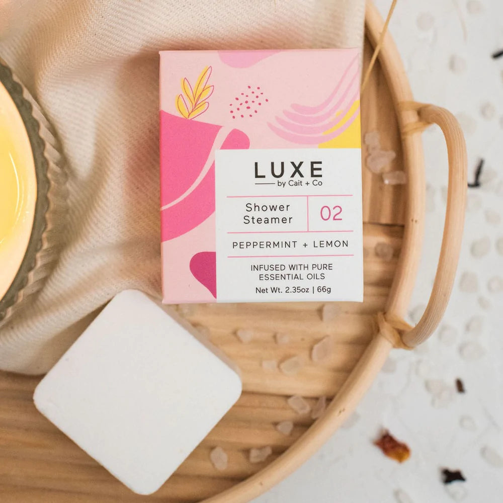 Luxe Shower Steamer | Peppermint + Lemon