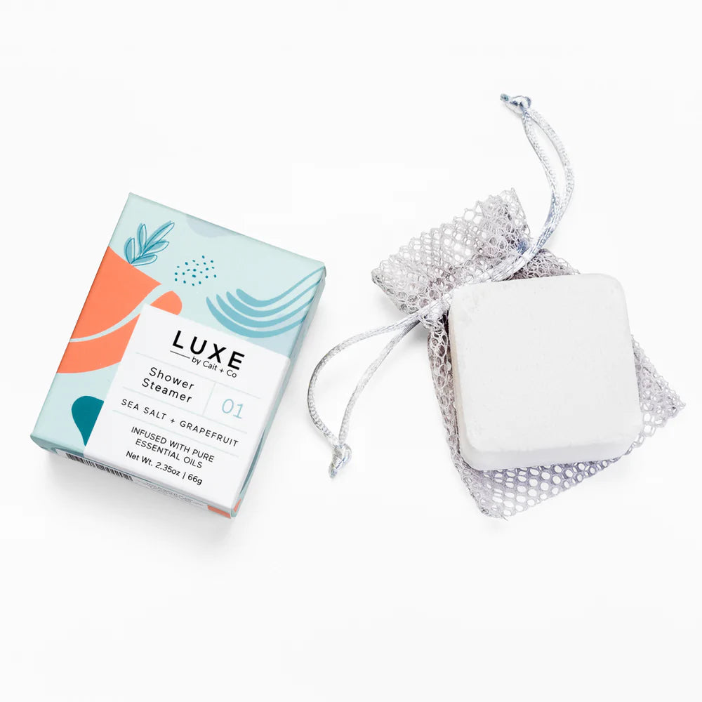 Luxe Shower Steamer | Sea Salt + Grapefruit
