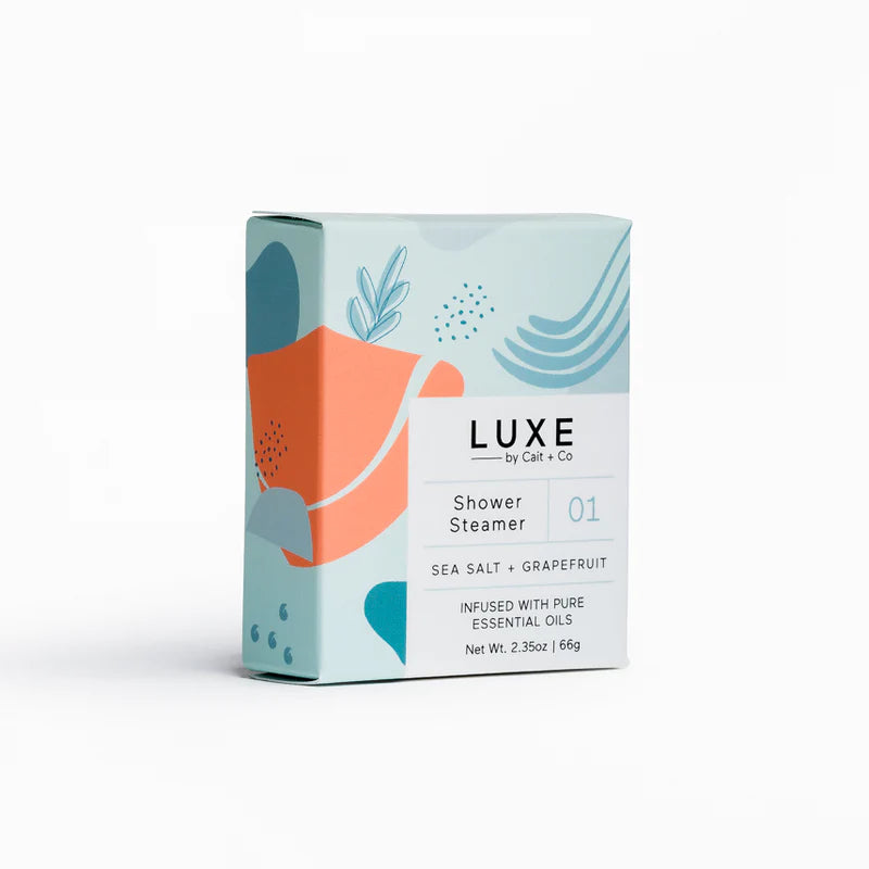 Luxe Shower Steamer | Sea Salt + Grapefruit