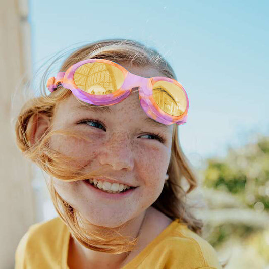Sorbet Swirl Taffy Girl Goggle - Lilac & Orange