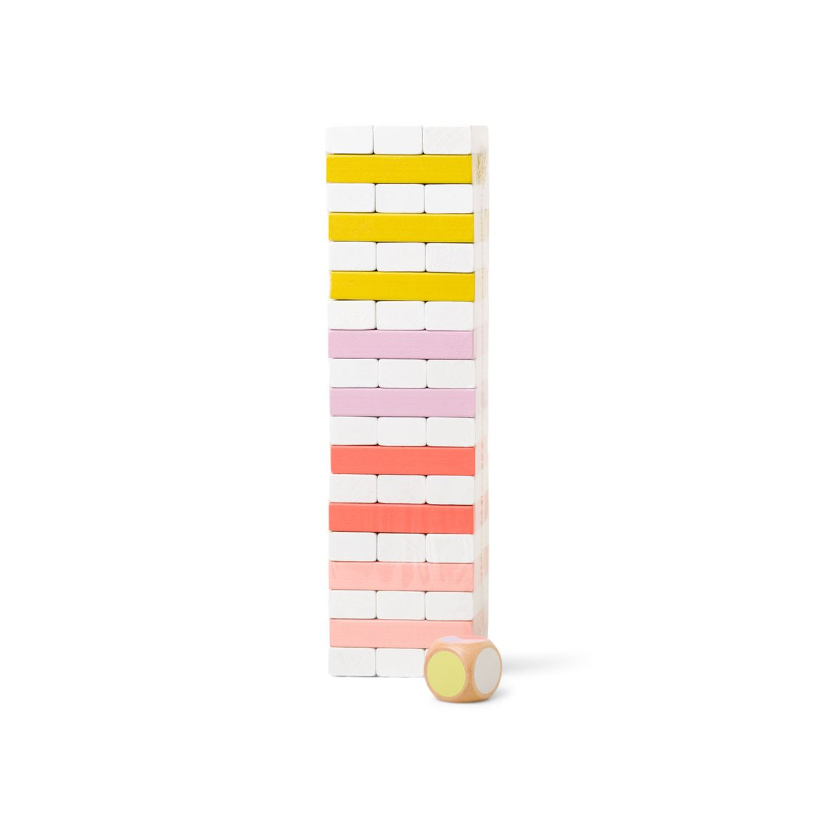Tumbling Tower Game in Color Pop