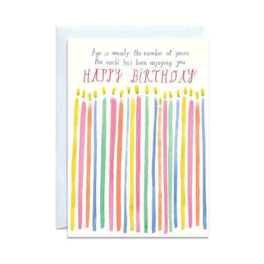 Age is a Naughty Number | Greeting Card