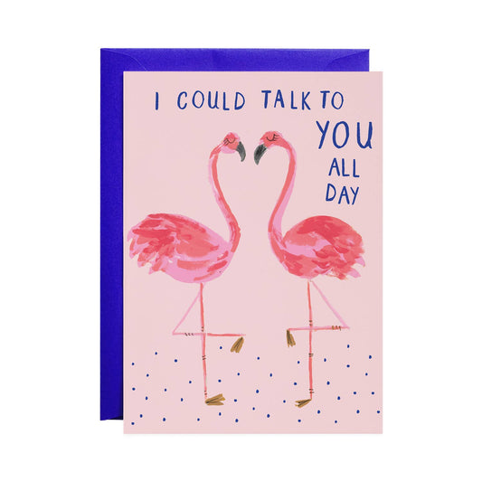 Flamingo Buddies | Valentine Card