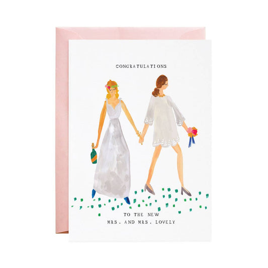 The New Mrs. and Mrs. | Greeting Card