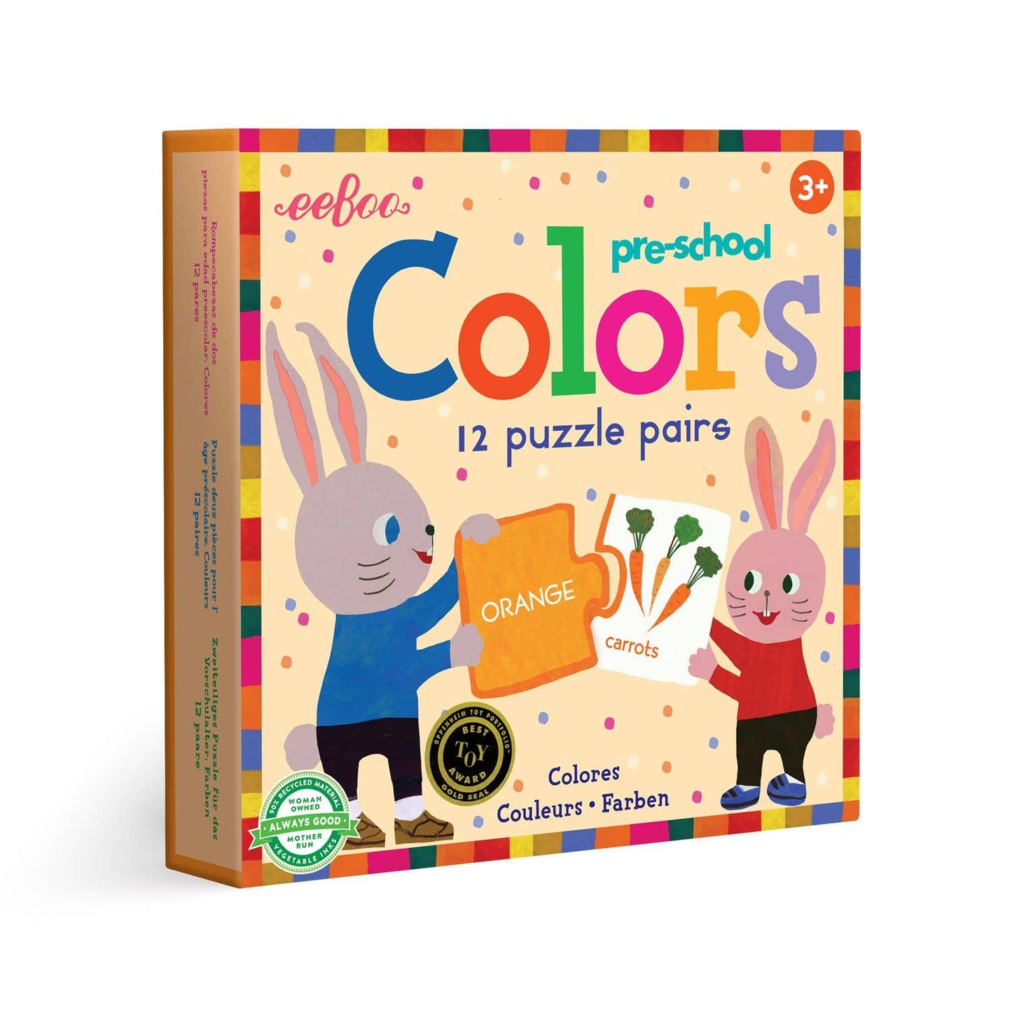 Pre-School Puzzle Pairs | Colors