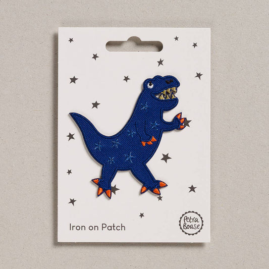 Iron on Patch | Blue Dinosaur
