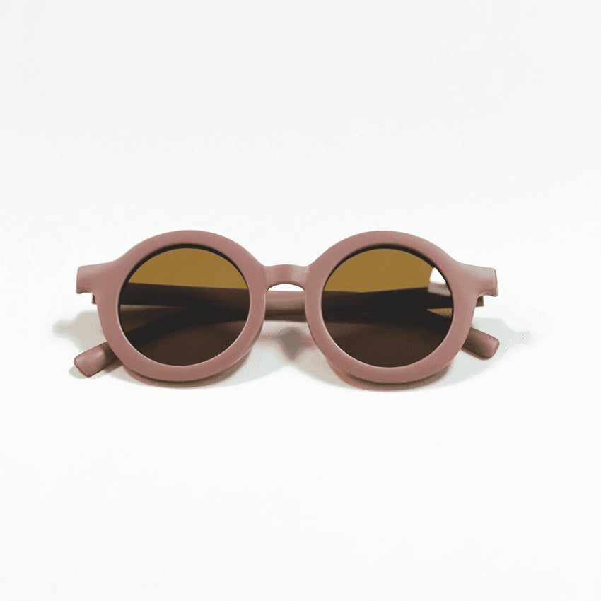 Kids Recycled Plastic Sunglasses in Fawn