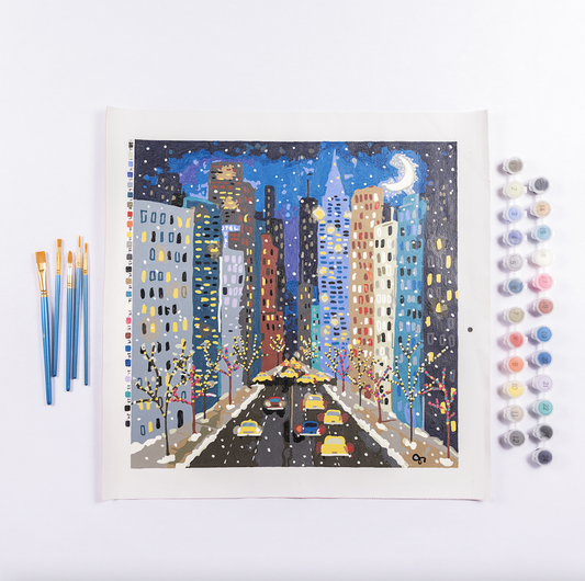 Paint by Number Kit - City Lights