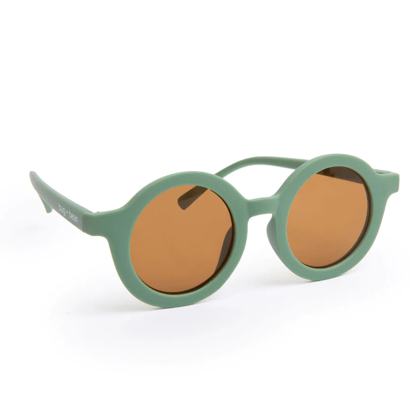 Kids Recycled Plastic Sunglasses in Thyme