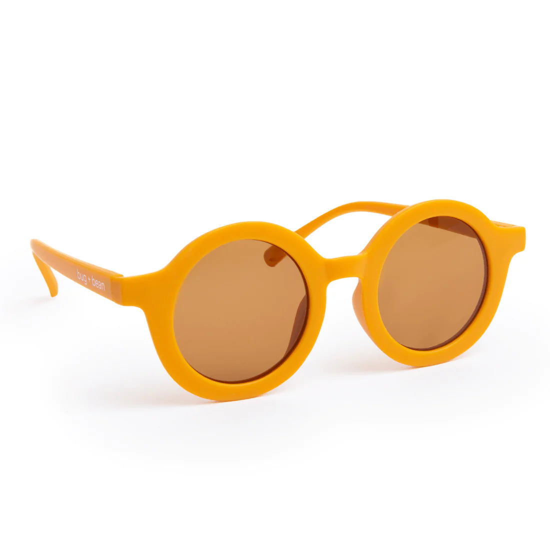 Kids Recycled Plastic Sunglasses in Mustard