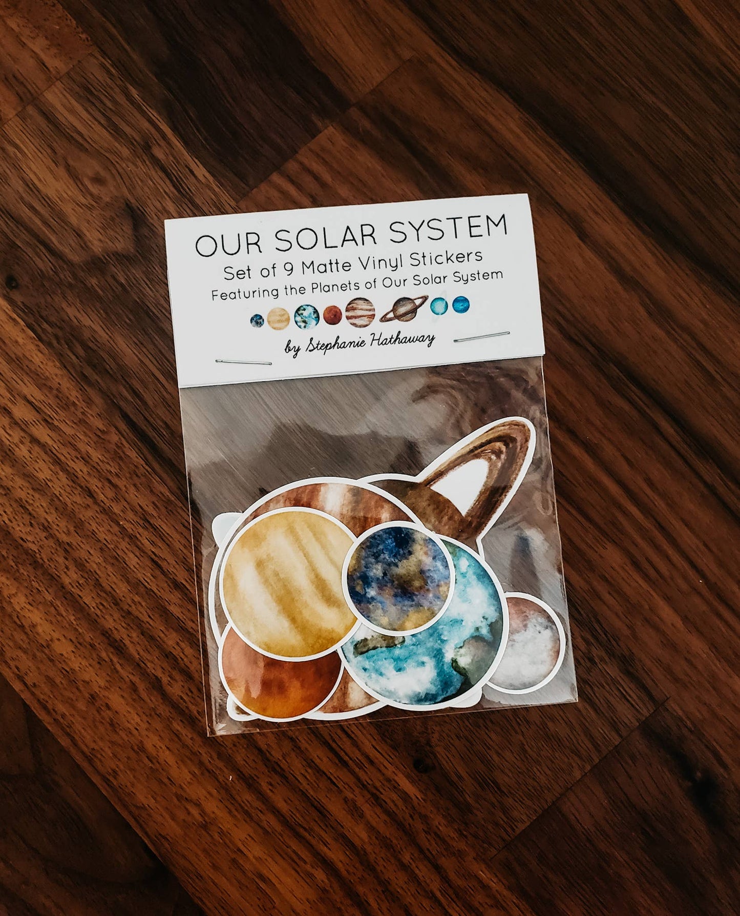 Our Solar System Vinyl Sticker Set