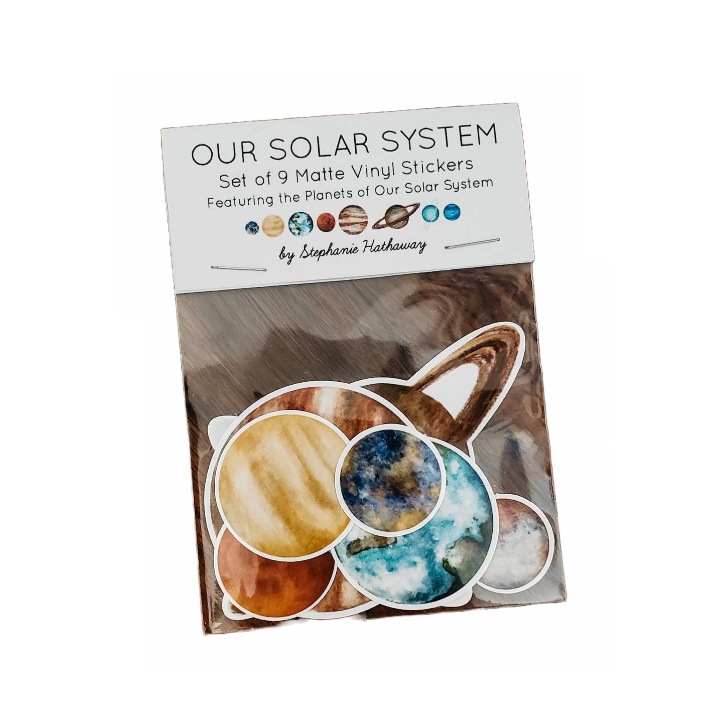 Our Solar System Vinyl Sticker Set