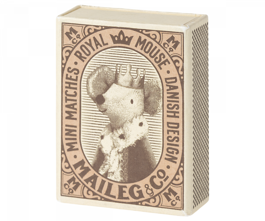 Sleepy/Wakey Baby Mouse in Matchbox | Pink