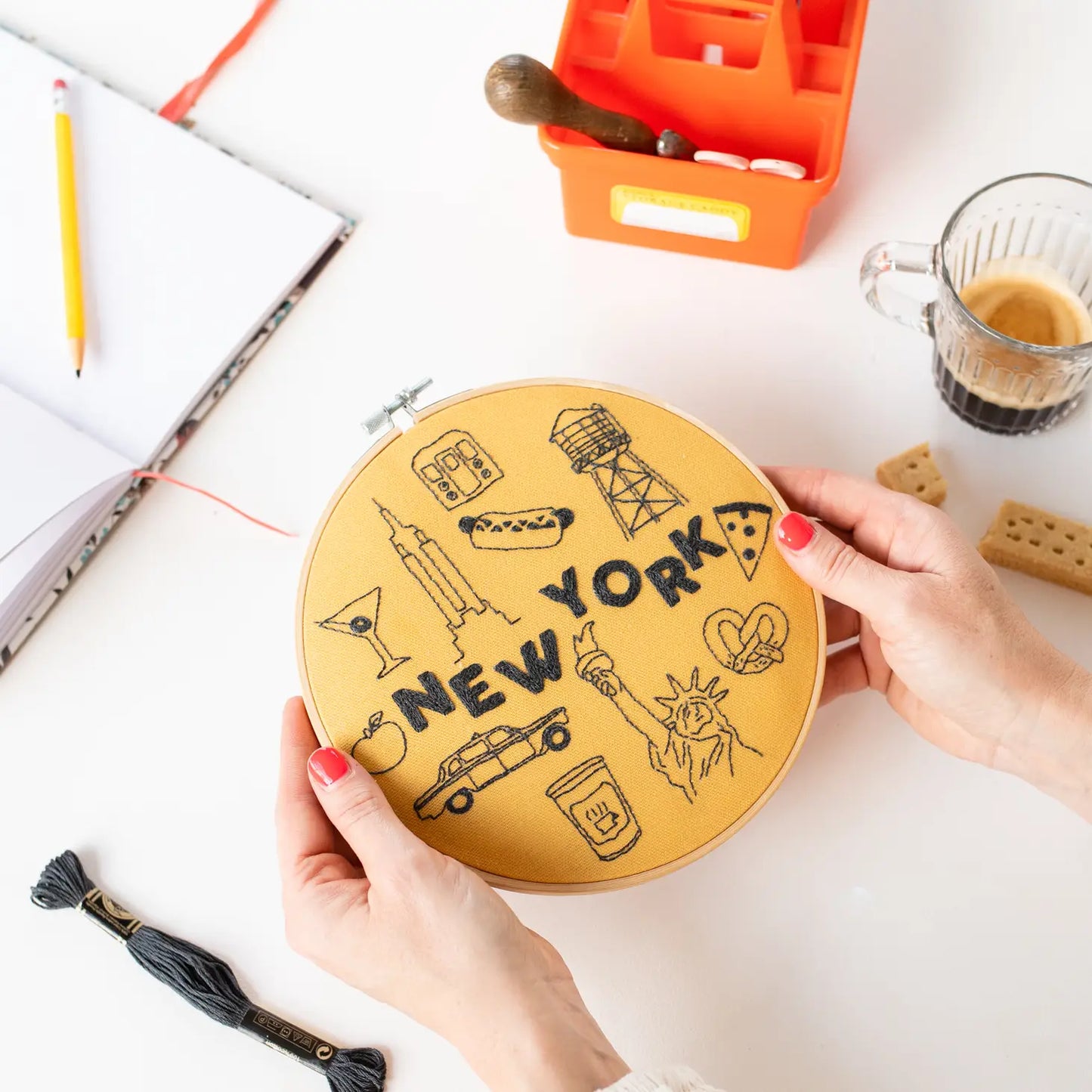 New York Icons Embroidery Kit