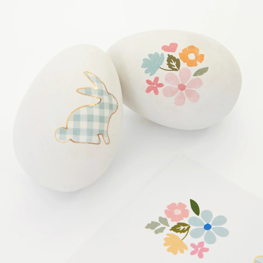 Egg Decorating & Tattoo Set - Gingham