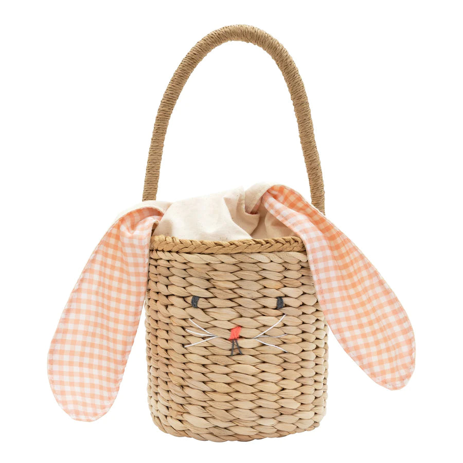 Gingham Bunny Basket
